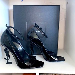 YSL PEEPTOE PUMPS